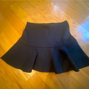 Black mini skirt, size extra small Bethany Moto